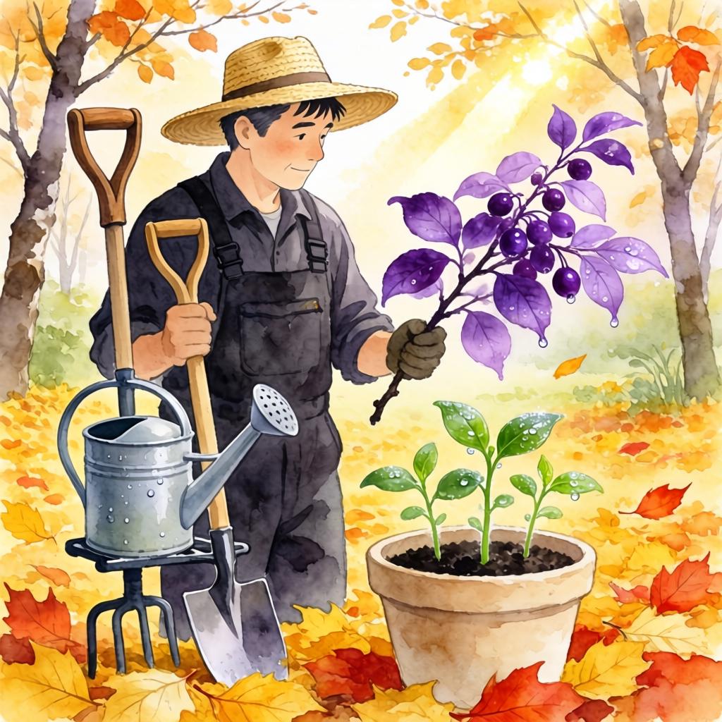 北方如何秋冬扦插紫叶李