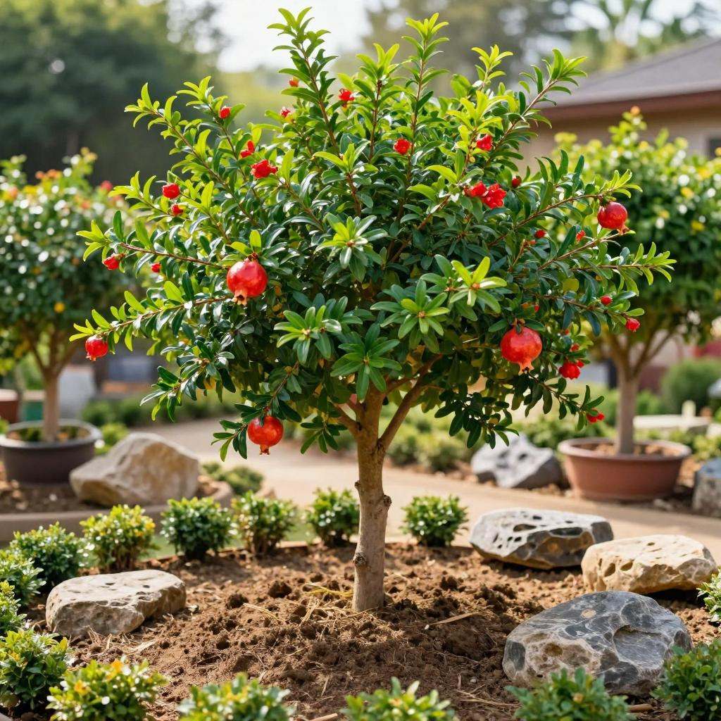 盆栽石榴树养护要点：土壤、光照与水分管理