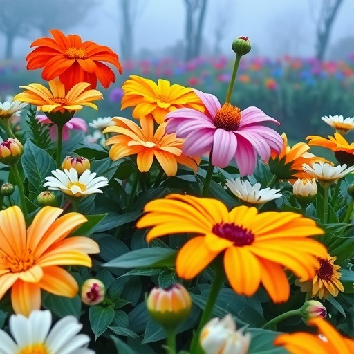 长安冬季花海：三角梅与美丽异木棉绽放浪漫