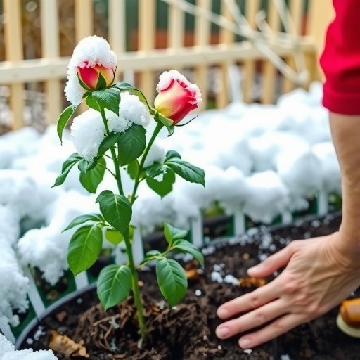 月季冬季冻伤处理之道：护根补养与科学浇水技巧