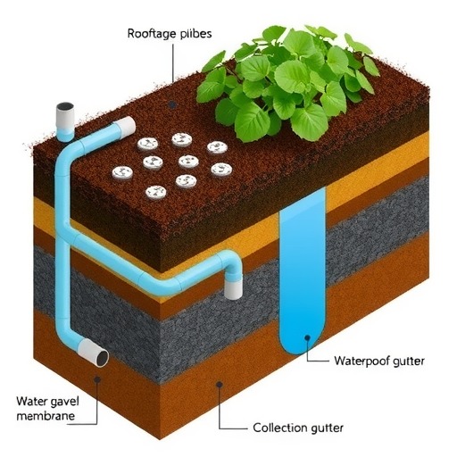 屋顶绿化排水系统设计需结合轻质泥炭基质与高分子防水材料