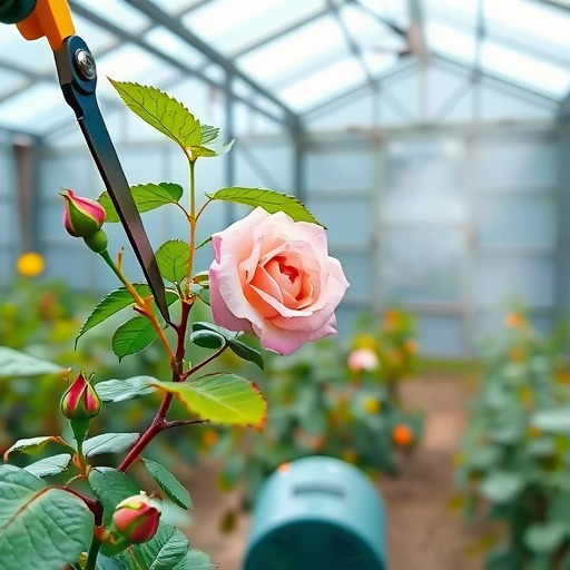 温室月季修剪：株型调控与切花产量提升策略