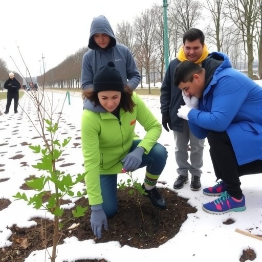 南阳市冬季义务植树推动生态林业建设 全民参与绿化行动