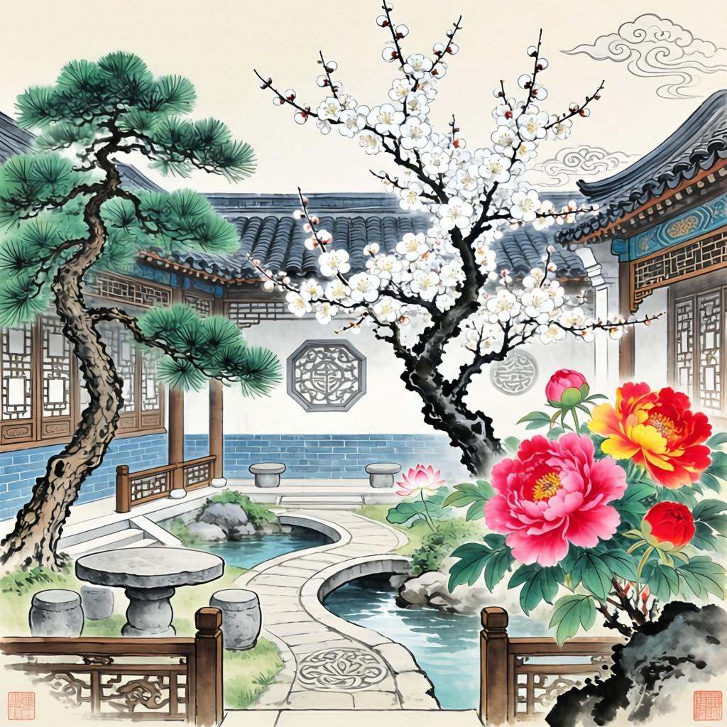 庭院植物风水布局吉相解析自然能量搭配