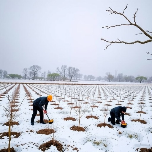 桐柏县抢抓机遇掀起冬季植树造林热潮