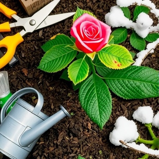 不同季节树状月季的维护作业也不同