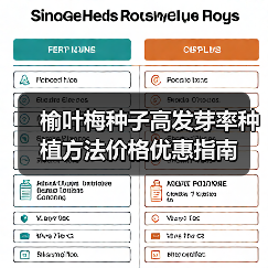 榆叶梅种子高发芽率种植方法价格优惠指南(图2) 榆叶梅种子高发芽率种植方法价格优惠指南(图2)